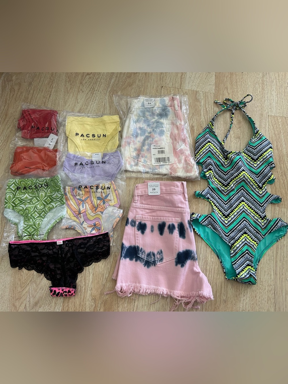 Lot of PacSun Aerie VS Undies, Shorts, Swimsuit, XS to S